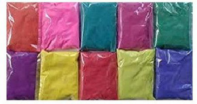 gorgeous moment Pack of 10 Rangoli Powder(Multicolor)