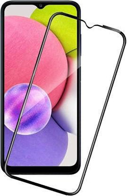 SMARTCASE Edge To Edge Tempered Glass for SAMSUNG GALAXY A03S(Pack of 1)
