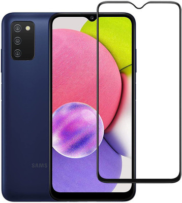 SMARTCASE Edge To Edge Tempered Glass for SAMSUNG GALAXY A03S(Pack of 1)