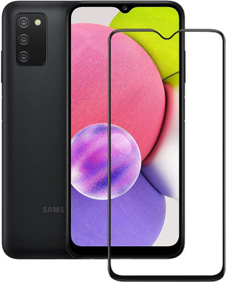 SMARTCASE Edge To Edge Tempered Glass for SAMSUNG GALAXY A03S(Pack of 1)
