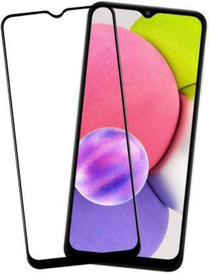 SMARTCASE Edge To Edge Tempered Glass for SAMSUNG GALAXY A03S(Pack of 1)