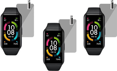 XAZE Screen Guard for Honor band 6(Pack of 3)