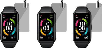 XAZE Screen Guard for Honor band 6(Pack of 3)
