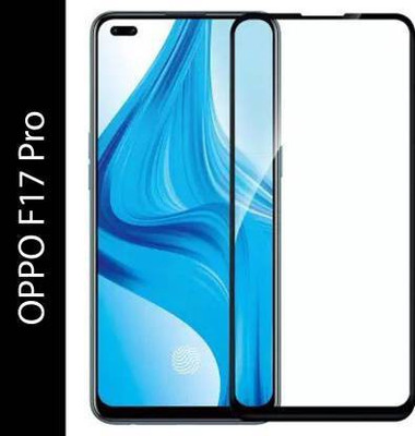 Amoha Edge To Edge Tempered Glass for OPPO F17 PRO, VIVO V19(Pack of 1)
