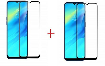 NIMMIKA ENTERPRISES Tempered Glass Guard for vivo y1s 2021 tempered glass 11d(Pack of 2)