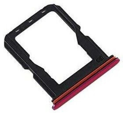 Purplesavvy Sim Card Tray(Compatible With Vivo V15 Pro - Red)