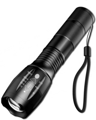 Xezon New Premium Design 2nd Generation Ultra Bright Long Lasting Rechargeable Five Illuminating Modes Strong and Durable Long Distance Compact Portable Design Powered By 7800 Mah Rechargeable Battery and AAA Battery With Zoom In and Zoom Out Flashlight Torch For Camping Indoor Outdoor Hiking Emerge