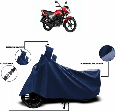 KEDIT Waterproof Two Wheeler Cover for Yamaha(Saluto, Blue)