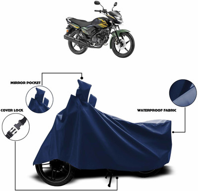 KEDIT Waterproof Two Wheeler Cover for Yamaha(Saluto RX, Blue)