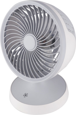 Dp 7621 (RECHARGEABLE PORTABLE USB FAN) Built-in 2800mAh Battery USB Fan(Grey)