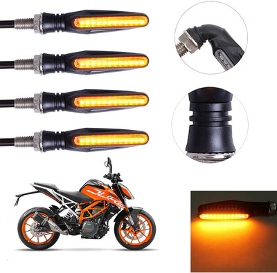 Vagary Front, Rear LED Indicator Light for KTM Duke 390(Yellow)