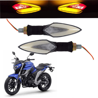 Vagary Front, Rear LED Indicator Light for Yamaha FZ(Red, Yellow)