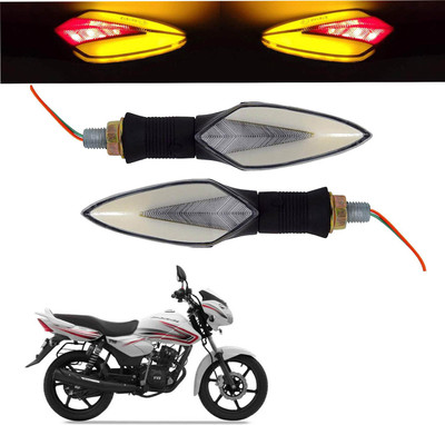 Vagary Front, Rear LED Indicator Light for TVS Pheonix(Red, Yellow)
