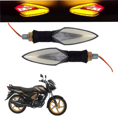 Vagary Front, Rear LED Indicator Light for TVS Star City(Red, Yellow)