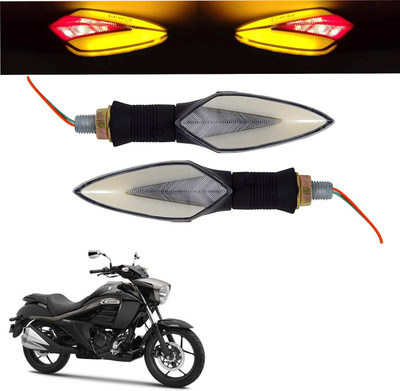 Vagary Front, Rear LED Indicator Light for Suzuki Universal For Bike(Red, Yellow)