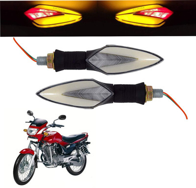 Vagary Front, Rear LED Indicator Light for Hero Ambition(Red, Yellow)