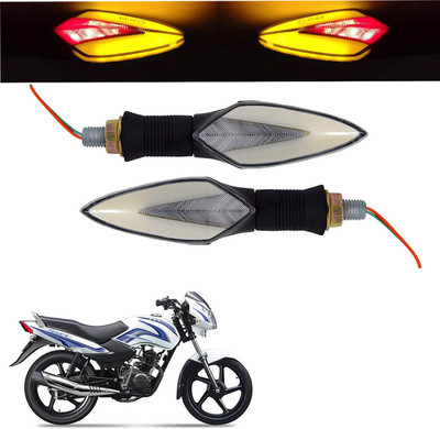Vagary Front, Rear LED Indicator Light for TVS Star Sport(Red, Yellow)