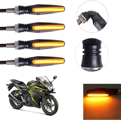 Vagary Front, Rear LED Indicator Light for Honda CBR 250R(Yellow)