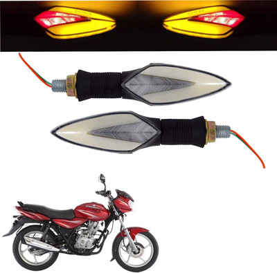 Vagary Front, Rear LED Indicator Light for Bajaj Discover 125 M(Red, Yellow)