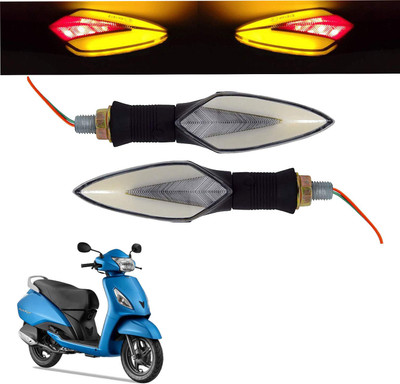 Vagary Front, Rear LED Indicator Light for TVS Jupiter(Red, Yellow)