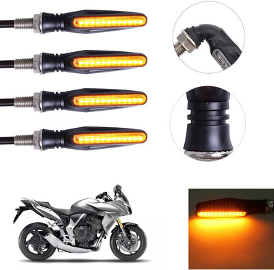 Vagary Front, Rear LED Indicator Light for Honda CBF 150(Yellow)