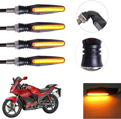 Vagary Front, Rear LED Indicator Light for Hero Karizma ZMR(Yellow)