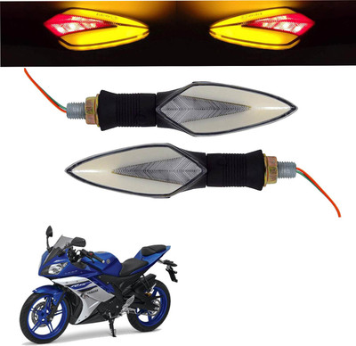 Vagary Front, Rear LED Indicator Light for Yamaha R15(Red, Yellow)