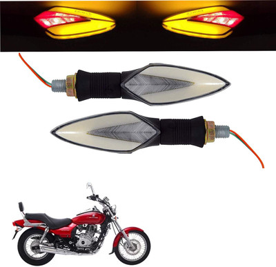 Vagary Front, Rear LED Indicator Light for Bajaj Avenger(Red, Yellow)