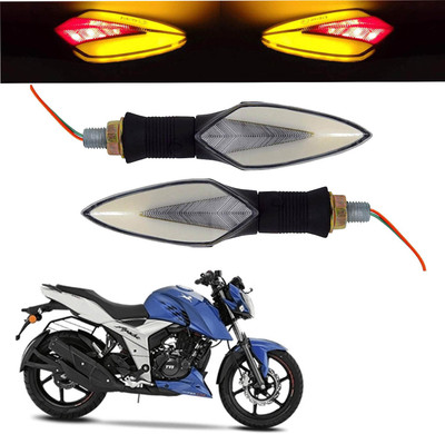 Vagary Front, Rear LED Indicator Light for TVS Apache RTR 160(Red, Yellow)