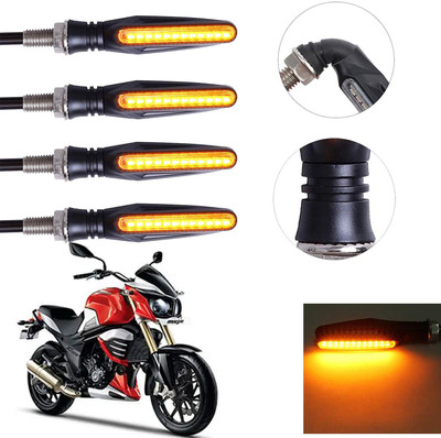 Vagary Front, Rear LED Indicator Light for Mahindra Universal For Bike(Yellow)