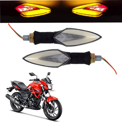 Vagary Front, Rear LED Indicator Light for Hero Xtreme(Red, Yellow)