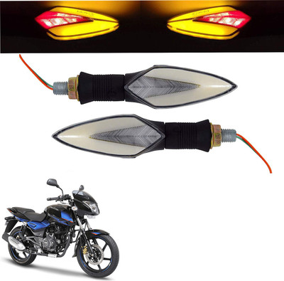 Vagary Front, Rear LED Indicator Light for Bajaj Pulsar 150 DTS-i(Red, Yellow)