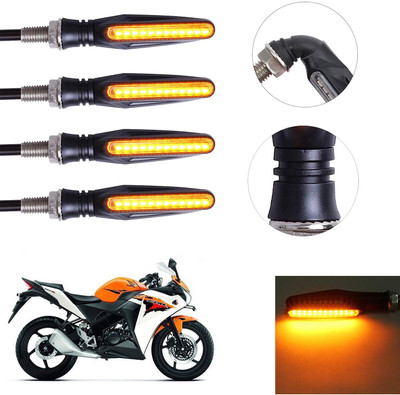 Vagary Front, Rear LED Indicator Light for Honda CBR 150R(Yellow)