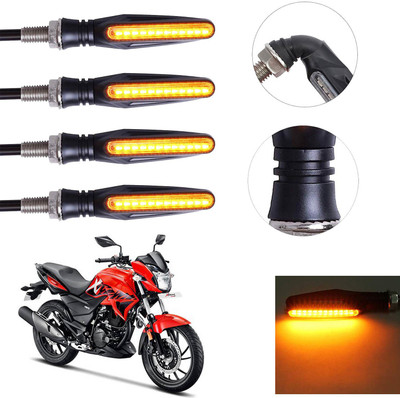 Vagary Front, Rear LED Indicator Light for Hero Xtreme(Yellow)