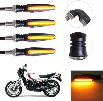 Vagary Front, Rear LED Indicator Light for Yamaha RD 350(Yellow)