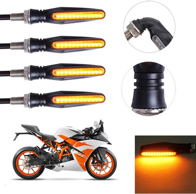 Vagary Front, Rear LED Indicator Light for KTM RC 200(Yellow)