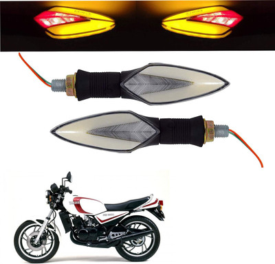 Vagary Front, Rear LED Indicator Light for Yamaha RD 350(Red, Yellow)