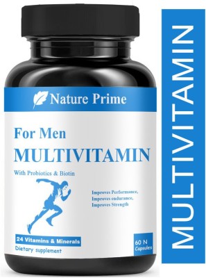 Nature Prime Immunity Multivitamins With Probiotics For Men(60 Capsules)