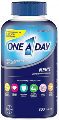 One A Day Men's Healthy Advantage Multivitamin/Multimineral Supplement(300 Tablets)