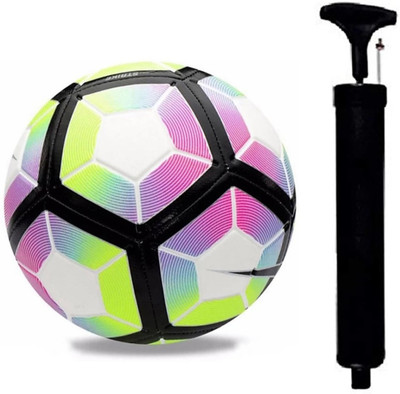 clark lalinga purple 12 panel football with air pump Football - Size: 5(Standard, Pack of 1)