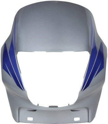 plutoauto Headlight Visor For Passion Plus (Silver Blue) Bike Headlight Visor