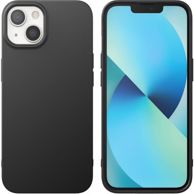 fi-yonity Back Cover for APPLE iPhone 13(Black, Hard Case, Silicon, Pack of: 1)
