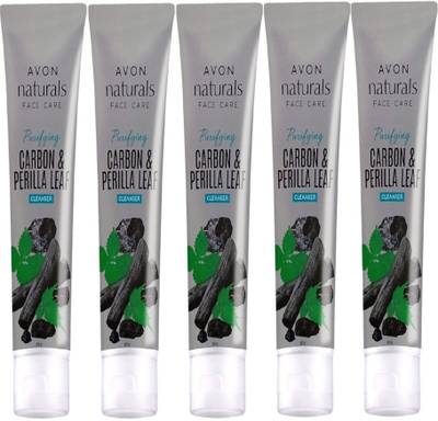 AVON SMART Naturals Carbon And Parrilla Leave Cleanser 100g Each (SET OF 5)