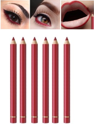 tanvi27 White Eyeliner Pencil Waterproof Long Lasting Eye Liner Pen Quality Eyes Makeup Kit Sex Fashion Eye Cosmetic 10.16 g(RED)