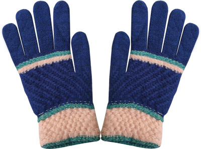 Oasis One Stop Solutions Striped Winter Men & Women Gloves