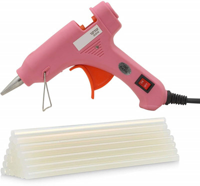 Velish 20 Watt Mini Hot Melt Glue Gun with 5 Glue Sticks For DIY Art And Crafts. Standard Temperature Corded Glue Gun (7 mm) Standard Temperature Corded Glue Gun(7 mm)