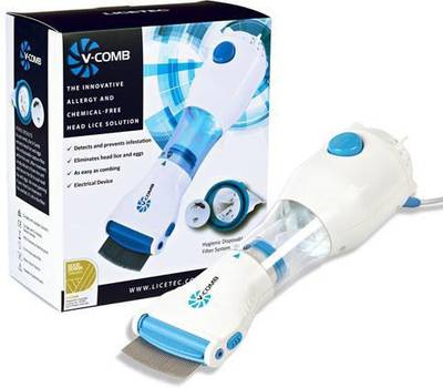 BELISTAR Chemical-Free Electric Head Lice Treatment Comb, V Comb