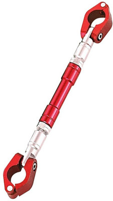 Znee Smart Adjustable Motorcycle Handlebar Cross Bar Handle Bar Handle Bar(Red)
