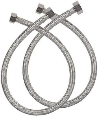 VicTac RACOLD 18-Inch 45CM , 304 Grade Stainless Steel Connection Pipe pack of 2 pcs Hose Connector