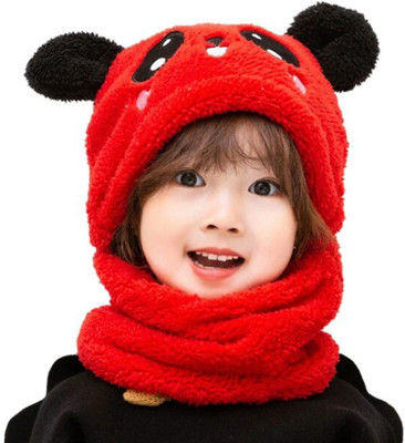 Highever Unisex kids panda soft warm Beanie fit for 2 year to 6 Years Old Toddler Kids Beanie Cap